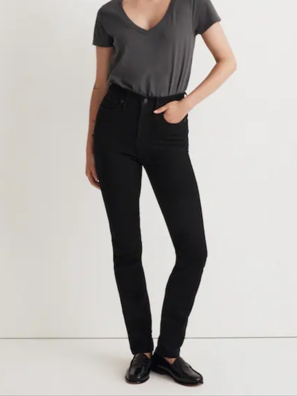 Madewell Women's Black Skinny Jeans